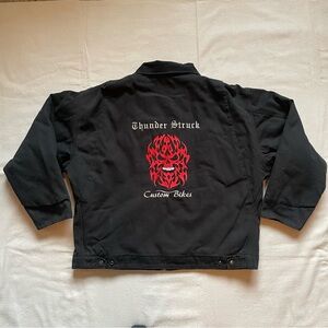 CornerStone Black Canas Work Detroit Jacket Size XXL 2XL Thunder Struck Bikes